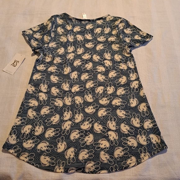 Lularoe women's size X Small XS Mickey Mouse classic shirt, hi low New - Picture 3 of 5